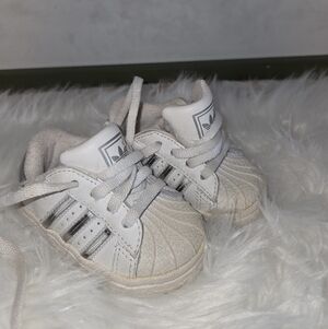 Adidas Kids White Shoes